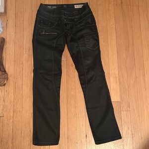 Tag Famous Denim Black/Dark Blue Women's Boot Cut Jeans
